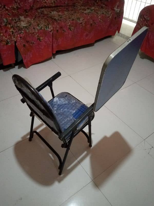 child writing chair blue colour 2