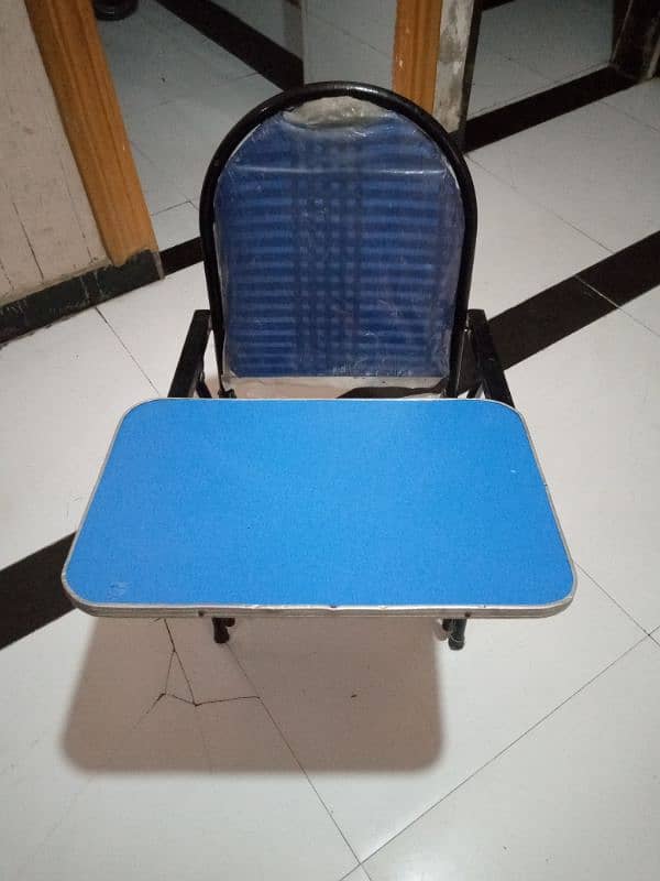 child writing chair blue colour 3