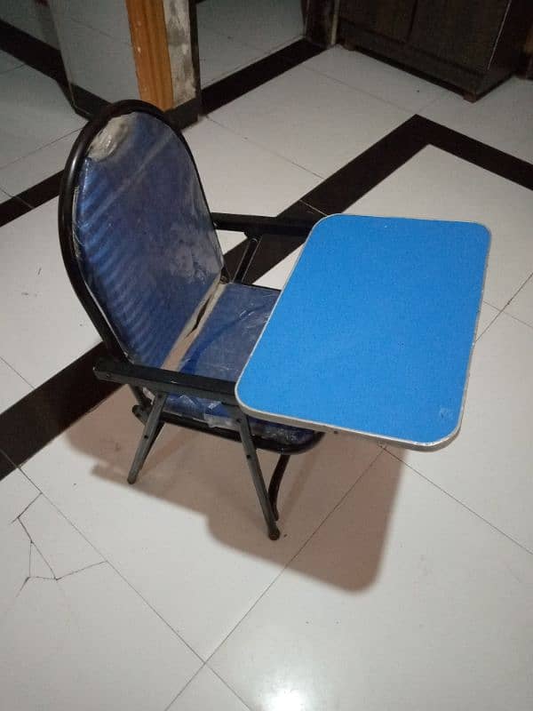 child writing chair blue colour 4