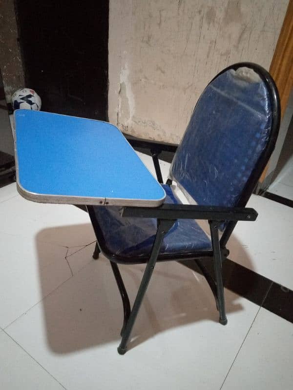 child writing chair blue colour 5