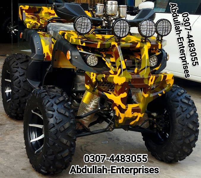 250cc BRAND NEW ZERO METER Auto 12 no. Size ATV Quad Bike for sale 6