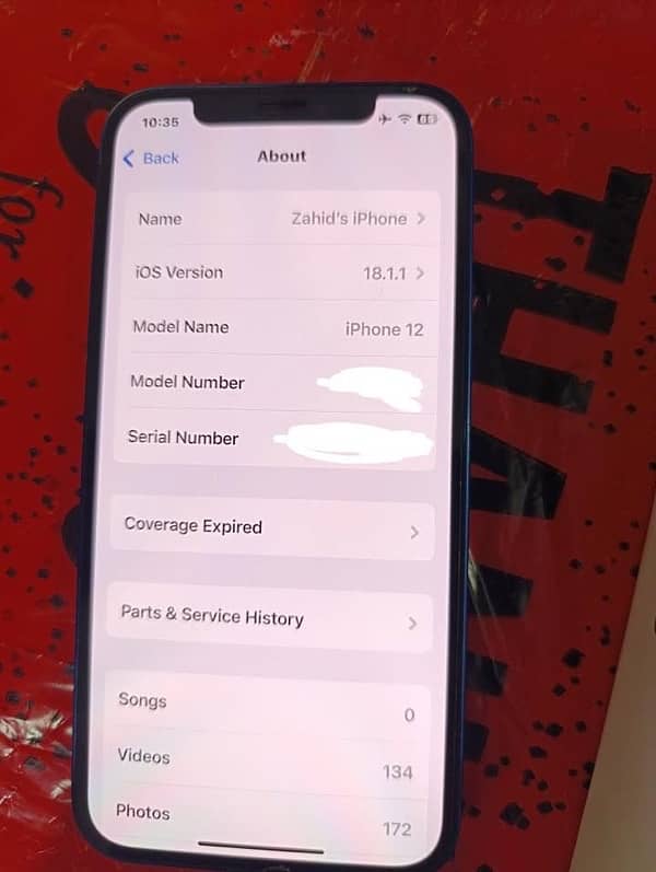 I Phone 12 factory unlock 128GB Blue 4