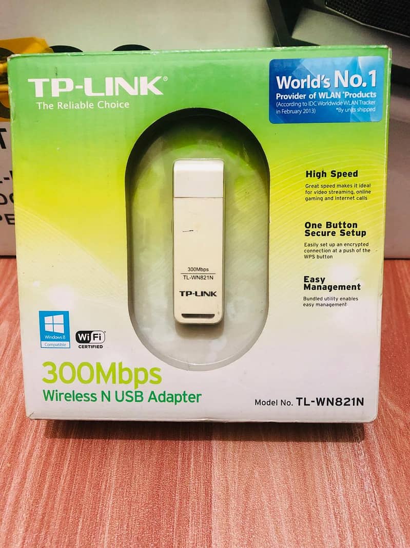 TP-Link | TL-WN821N - 300Mbps Wireless N USB Adapter 0