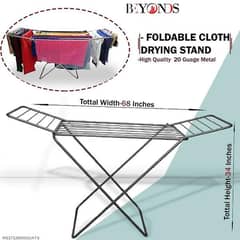 foldable clothes drying stand.