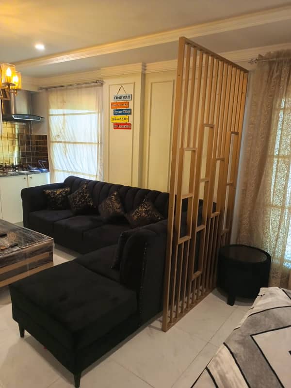 Studio Furnished Flat Available for rent in Bahria Town lahore 8