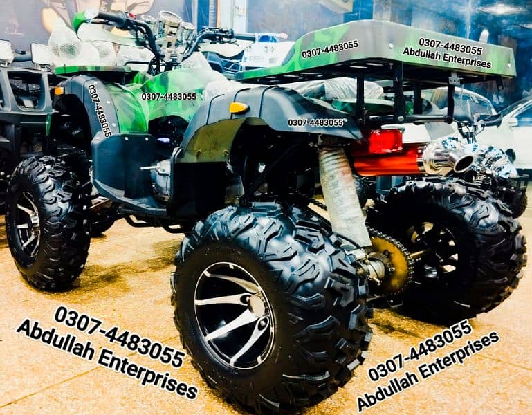 250cc BRAND NEW ZERO METER Auto Jeep model 10 no. Size ATV Quad Bike 3