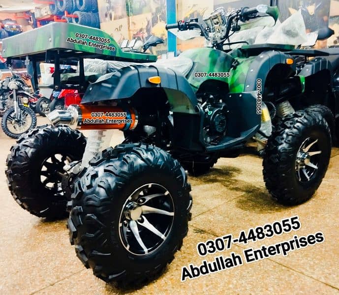 250cc BRAND NEW ZERO METER Auto Jeep model 10 no. Size ATV Quad Bike 4