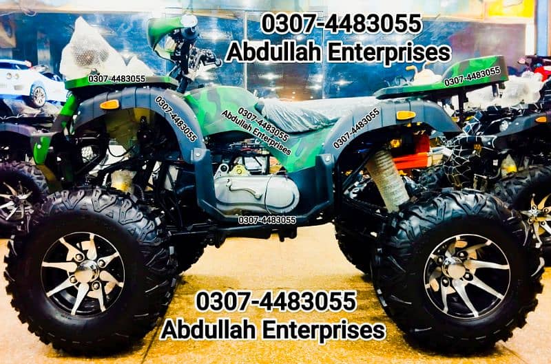 250cc BRAND NEW ZERO METER Auto Jeep model 10 no. Size ATV Quad Bike 6