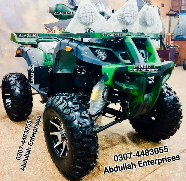 250cc BRAND NEW ZERO METER Auto Jeep model 10 no. Size ATV Quad Bike 8