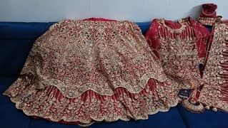 Red Bridal Lehnga- Worn once, Perfect Condition