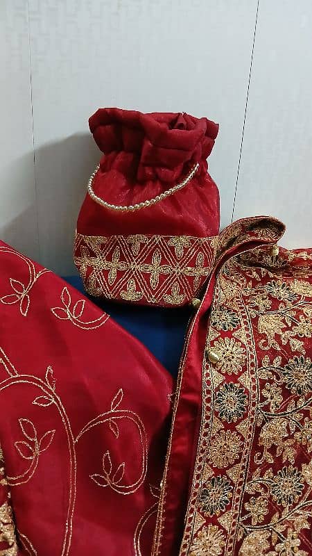 Red Bridal Lehnga- Worn once, Perfect Condition 3