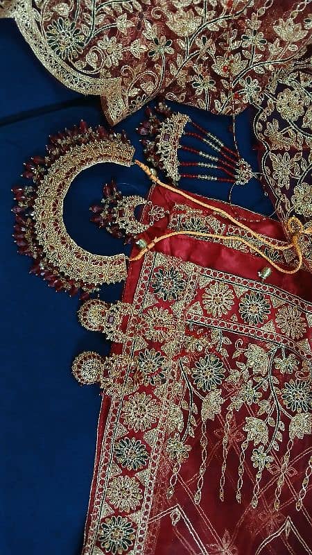 Red Bridal Lehnga- Worn once, Perfect Condition 4