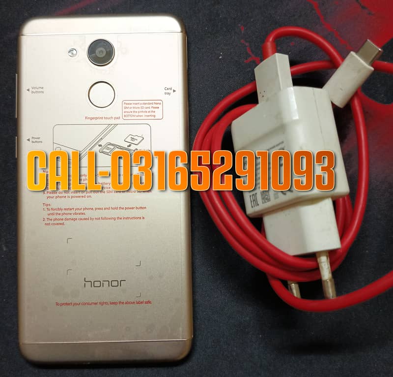 HONOR 6C PRO 4GB RAM 64GB ROM DUAL SIM PTA APPROVED CALL-03165291093 0