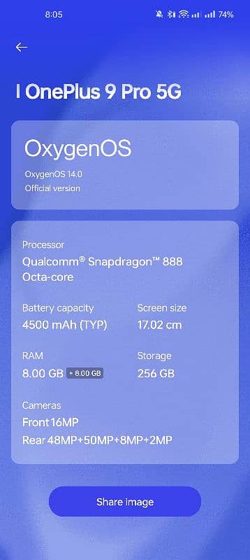 Oneplus 9 Pro 5g PTA approved 4