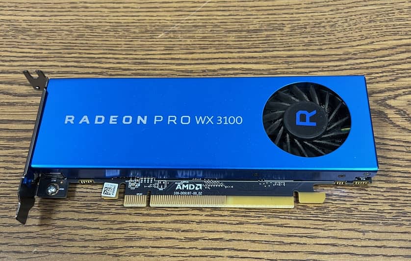 AMD Radeon Pro WX 3100 4GB GDDR5 Video Graphics Card (Excellent) 0