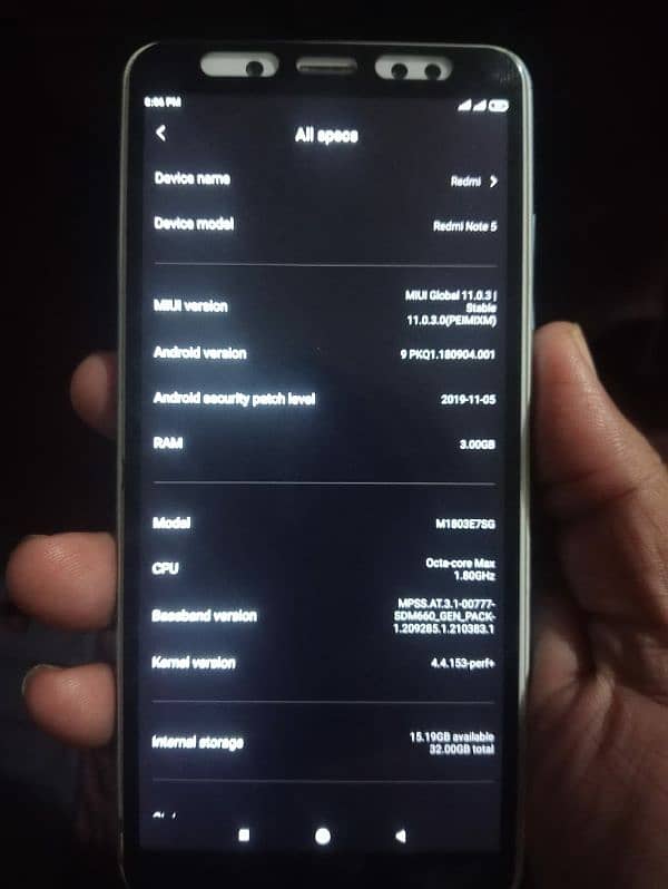 redmi note 5 3 32 for exchange only 1