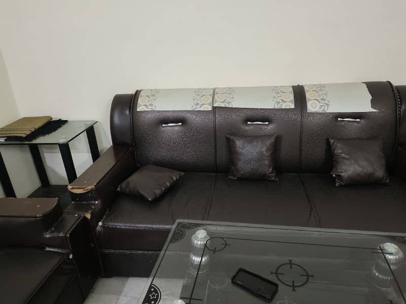 7 seater sofa set with cautions for sale 3+2+1+1 1