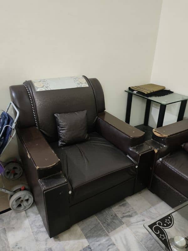 7 seater sofa set with cautions for sale 3+2+1+1 2