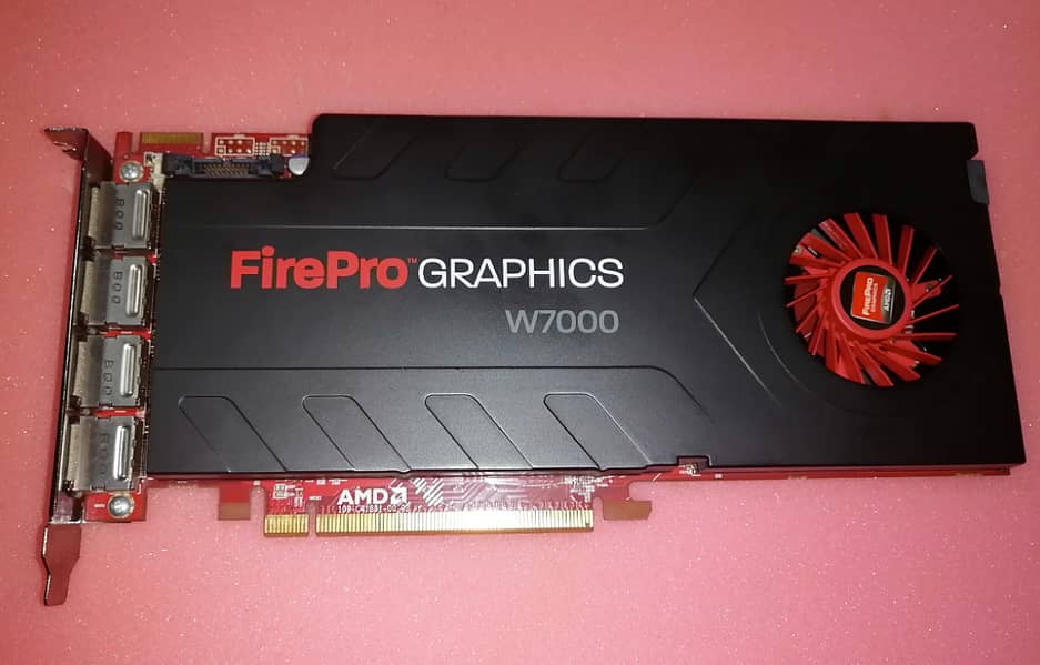 AMD FirePro W7000 Graphics Card 4GB 4K 4096x2160 4x DisplayPort DP 0