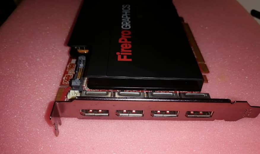 AMD FirePro W7000 Graphics Card 4GB 4K 4096x2160 4x DisplayPort DP 2