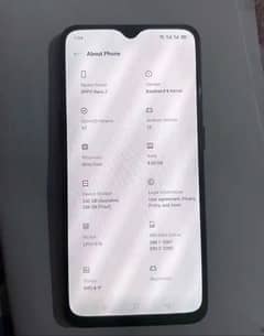 OPPO RENO ZF 8 256GB screen finger emoled pannel