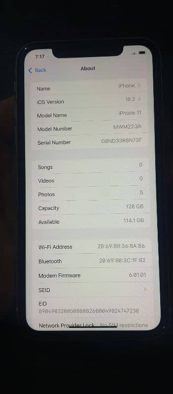 Apple iPhone 11 PTA Approved 12