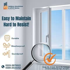 Aluminium Window|UPVC Door|Glass Work |UPVC Window