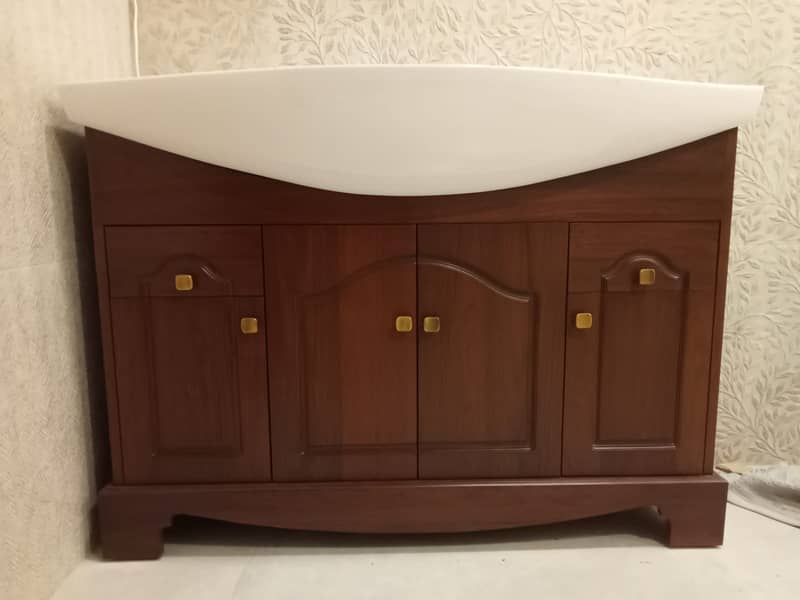 Solid BarmaTeak wooden VANITY 2