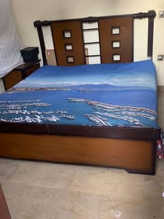 wooden bed sell