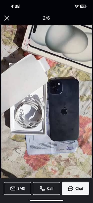 iPhone 15 plus jv complete box 0