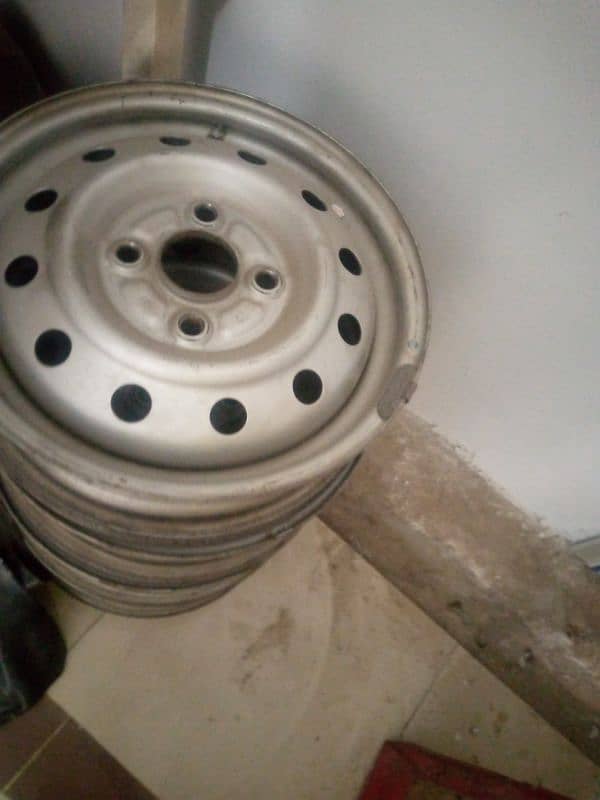 Vitz steel Rims 14 0