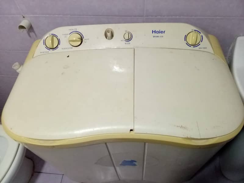 Haier washing machine 2