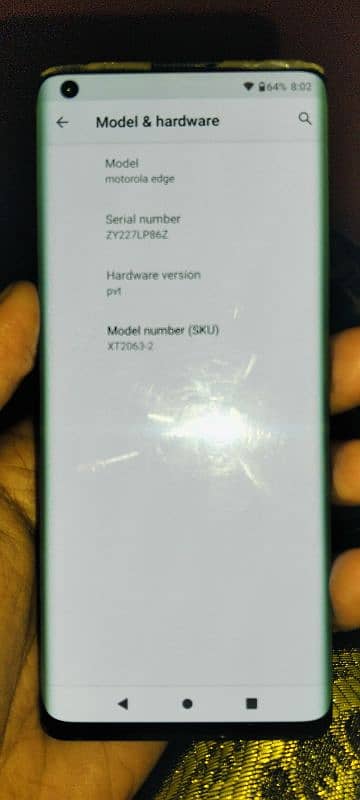 Moto Edge Official PTA approved 256GB just back break 4