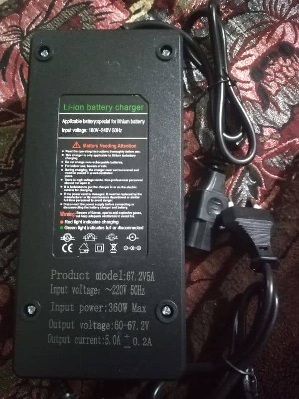 Electric bike charger Lithium battery charger 1