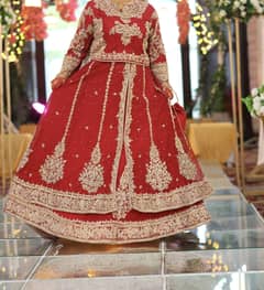 Bridal front open lehnga choli . .