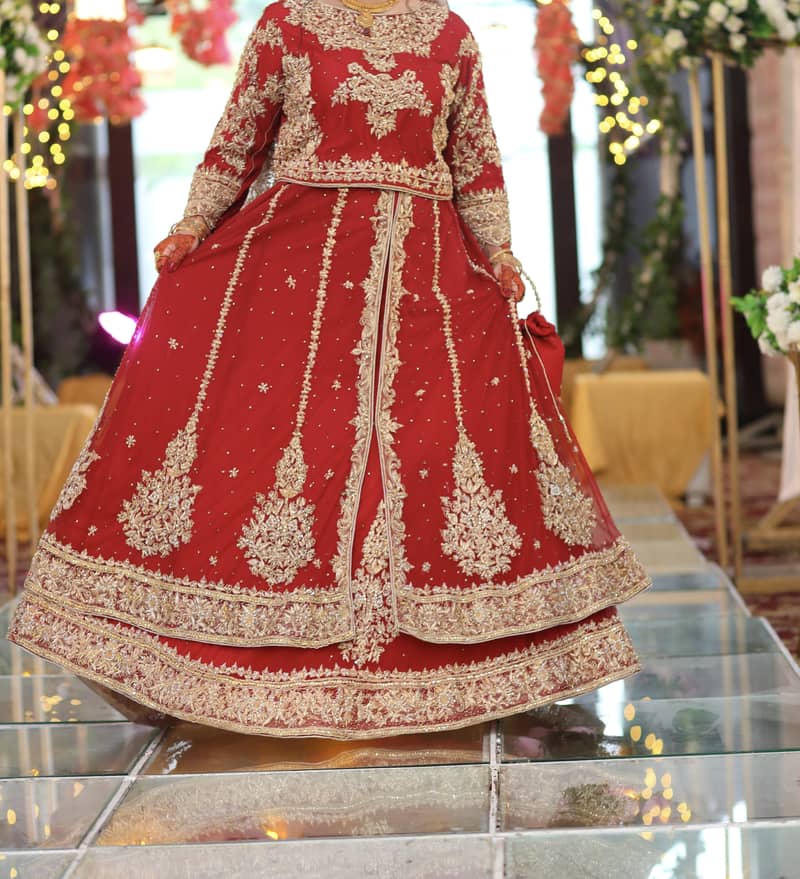 Bridal front open lehnga choli . . 0