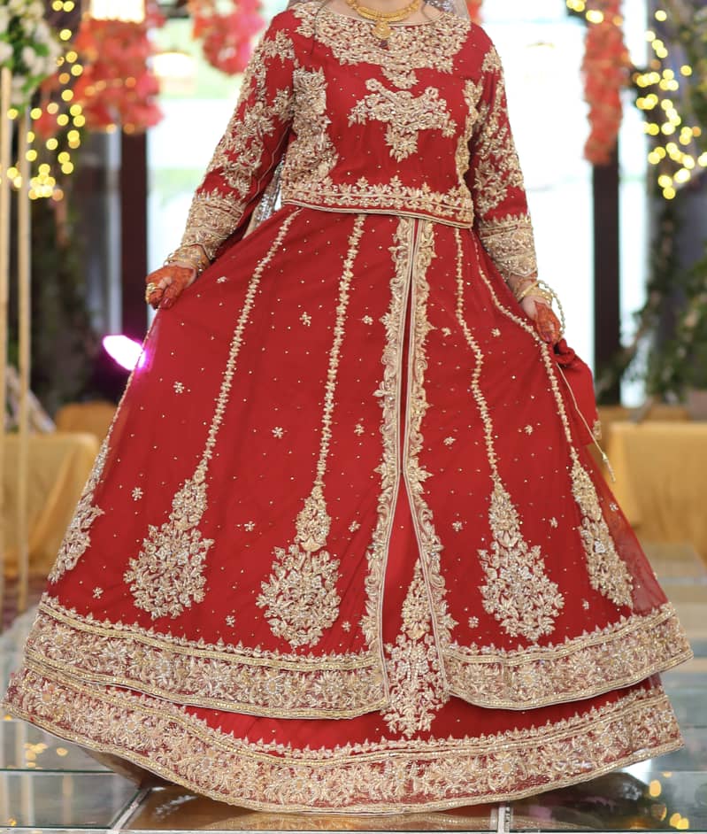 Bridal front open lehnga choli . . 1