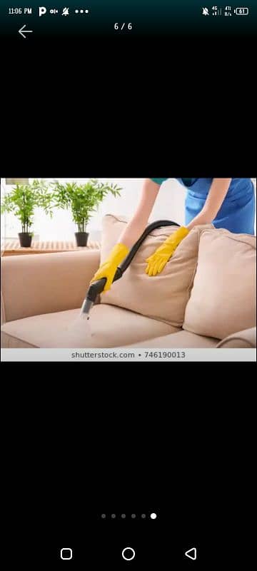 sofa chair blind cleaning service or Wash karain 0321 8446185 5