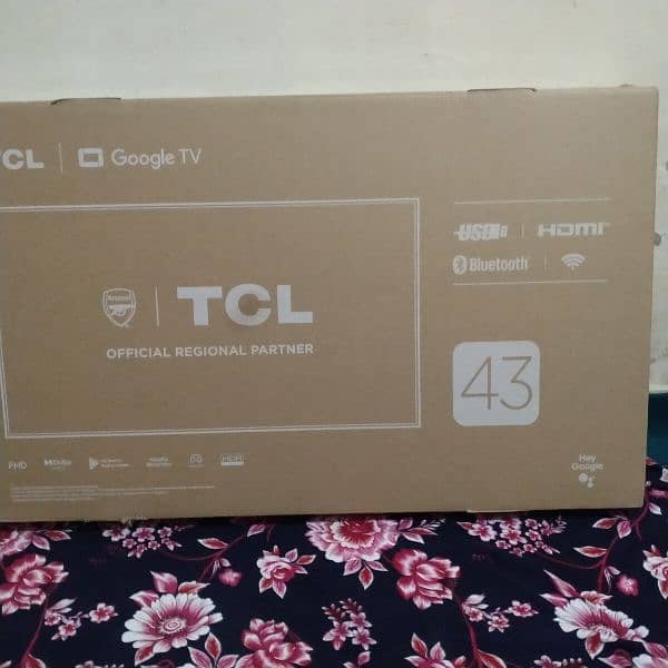 TCL led new with complete warranty 0