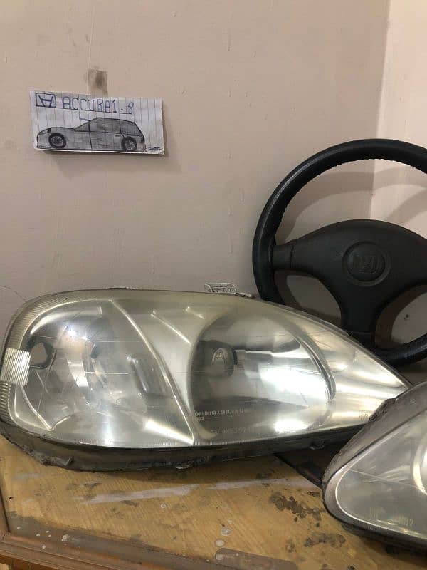 honda civic ek front headlights 1