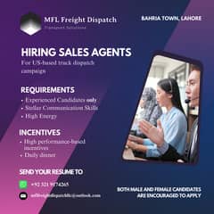 Sales Agent for Truck Dispatching