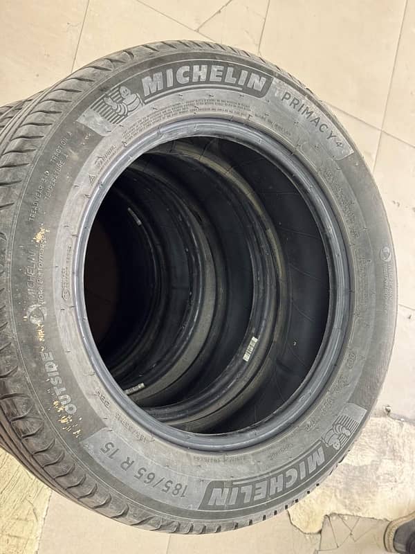 Michillen Primacy 4 185/65 R15 Tyres Used 2