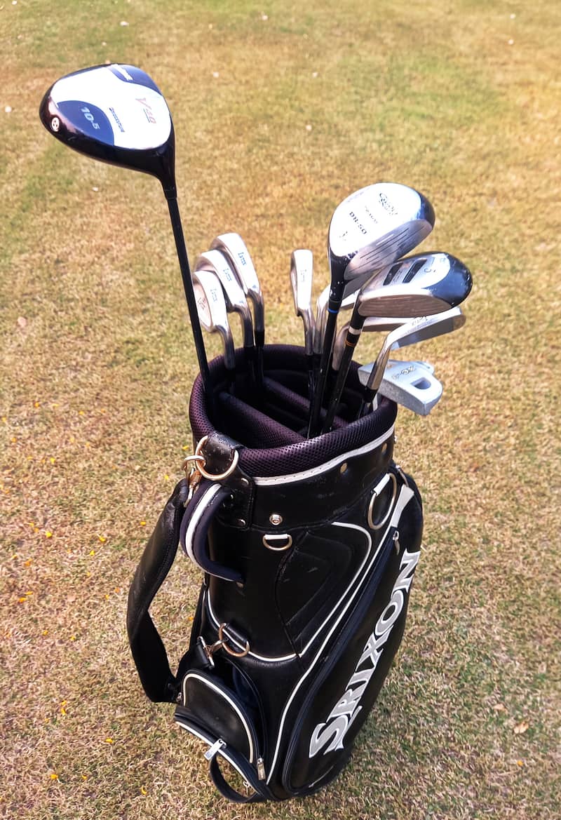 Golf Set. Men's Complete Kit, Woods, Irons,Bag. Putter, Sticks, Clubs 9