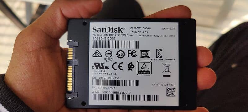 Hard disk 500 gb SSD 0