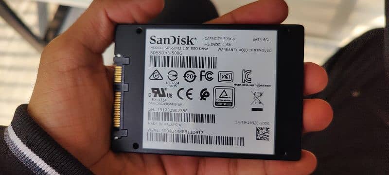 Hard disk 500 gb SSD 2