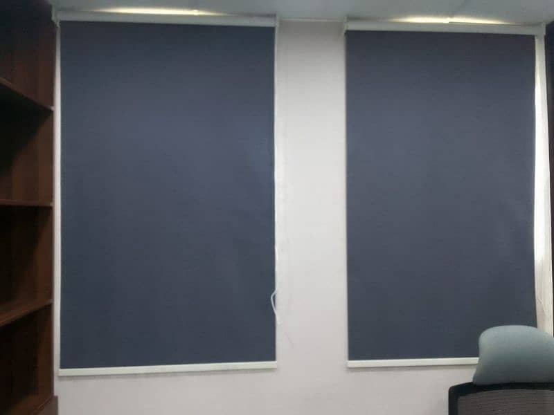 Roller Blinds' (Office Wallpapers) Pvc Vinyl Floor 9