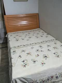 High-quality wooden single bed with strong base