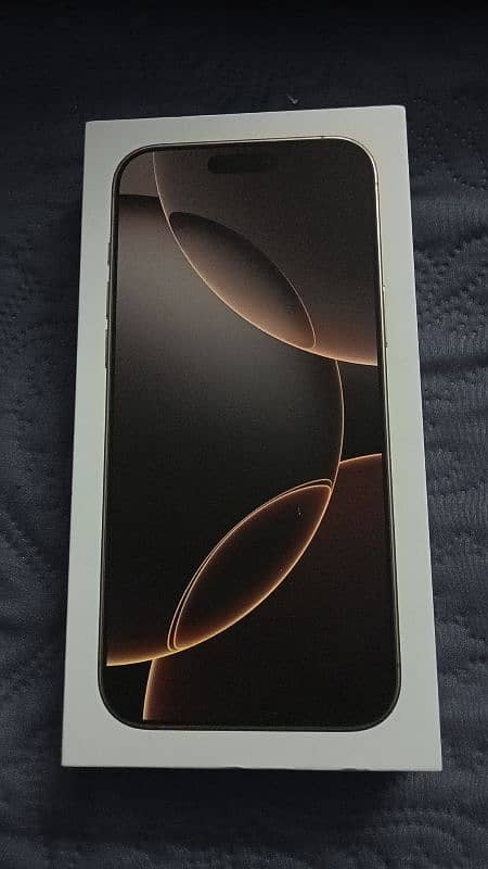 iphone 16 pro max, desert titanium ,256GB,japan variant ,NON PTA 0