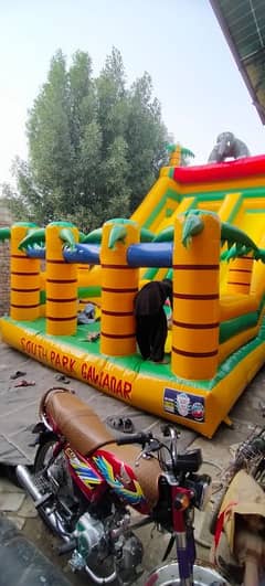 sports jumping castle/ slides