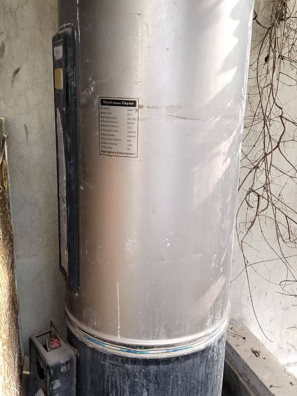 Royal delux Geyser 55 Gallon full ok new body 2